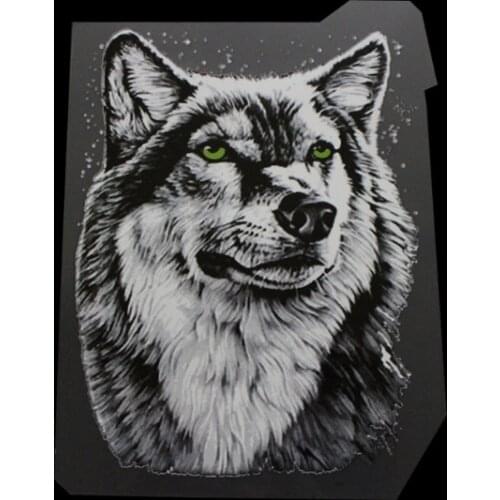 Wolf Patches T-shirt Heat Transfer Sticker Washable Clothing Iron On Applique
