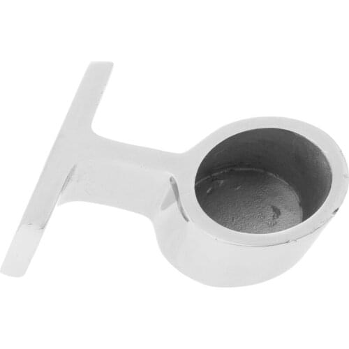 Stainless Steel Marine Boat 7/8 Inch 22mm HandRail 90 Degree Center Stanchion