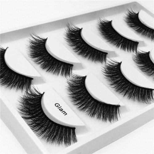 Mink False Eyelashes 3D Naturally Intensive Handmade Cross Long Eyelash Cosmetics
