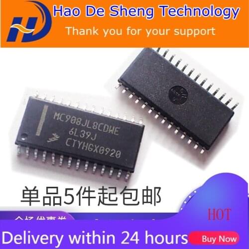 10PCS/LOT MC908JL8CDWE MC908JL8 SOP28 Microcontroller New Original In Stock