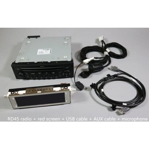 Applicable to Peugeot and Citroen Auto RD4CD Player Upgrade RD45CD Player Support Bluetooth USB Bluetooth Phone Bluetooth Music