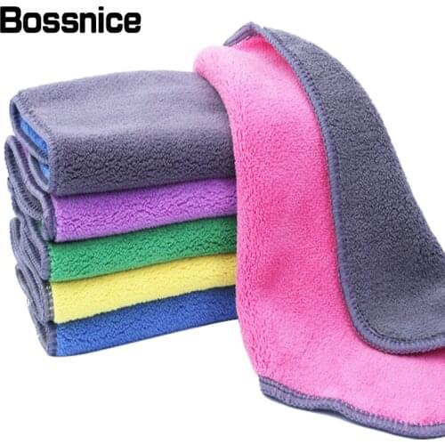 Bossnice 10pcs Microfiber Towel Car Wash Accessories 30X40cm Super Absorbency Car Cleaning Cloth Premium Microfiber Auto Towel