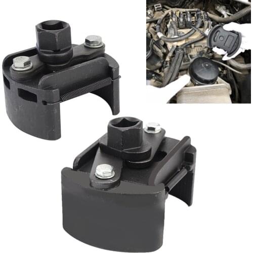 60-105mm Cast Steel Filter Wrenches 2 Jaws Oil Filter Wrench Adjustable Fuel Remover Universal Removal Tool