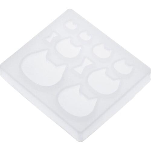 Silicone Mold DIY Jewelry Pendant Cat Head Rabbit Crafts Decorative Epoxy Resin