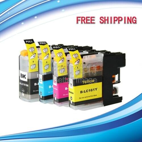 Compatible ink cartridge LC161 with old version chips for DCP-J152W DCP-J752DW MFC-J245 MFC-470DW MFC-650DW MFC-J870DW etc