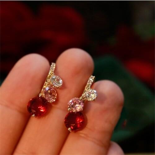 925 Silver Clip Earrings For Women Cubic Zirconia Wedding High Quality Brincos Personality Fine Jewelry Eardrop Drop shipping