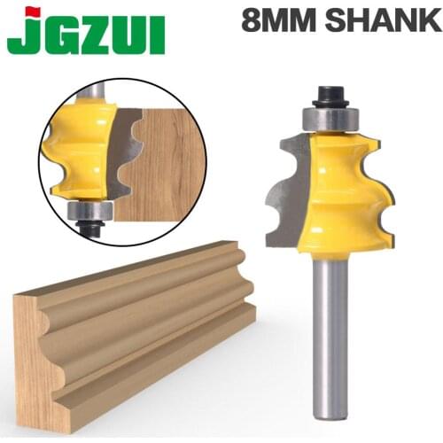 1pc 8mm Shank Line Router Bit Architectural Molding Woodworking Tenon Milling Cutter for Wood Machine Tool