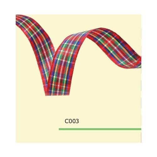 100yards/roll 3/8 Inch England Lattice Ribbon