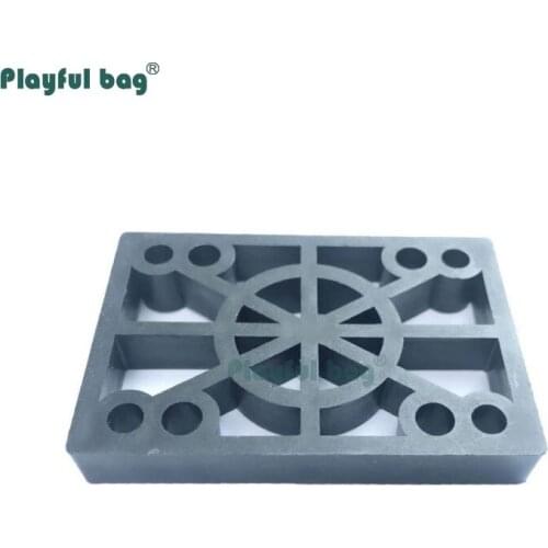 Playful Bag 30pcs Land surfboard gasket 12mm skateboard universal PP material pad Damping pad Skate board accessory AMB24