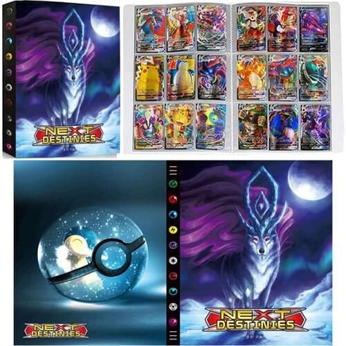 9 Pocket 432 Card Album Pokemon Book Cartoon Anime Pokémon Collection Game Holder Binder Map Folder Loaded List Kids Toy Gift