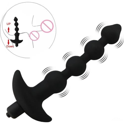 Wireless Prostate Stimulator Vibrators For Male Anal Plug 10 Frequency Bullet Beads Gay Masturbators Massager Sex Toys For Men