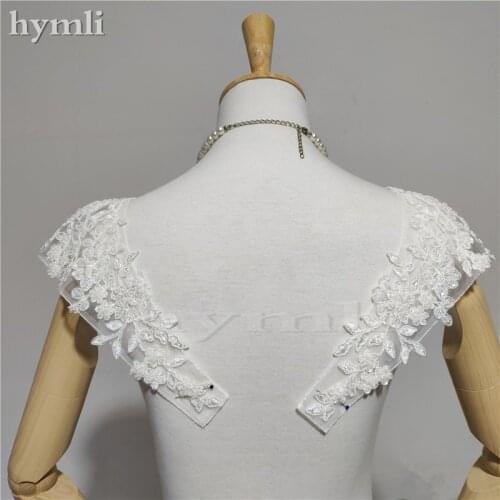 Beaded Straps Wedding Accessories Cap Sleeves Lace Bridal Shoulder Straps