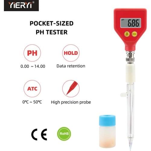 Digital Water Acidity Tester Soil pH Meter Tester for Plants Flowers Vegetable Food