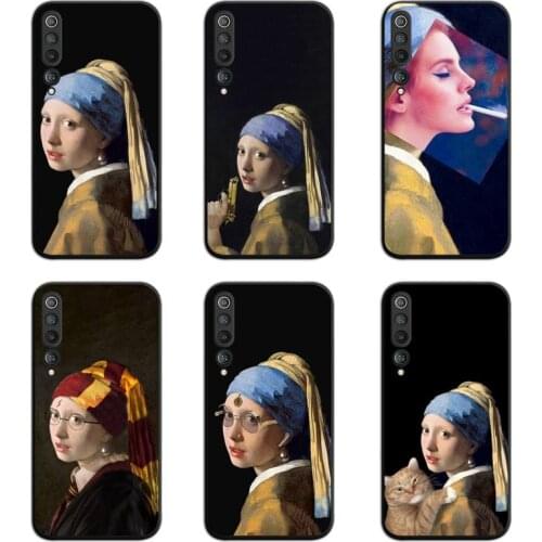 Girl With A Pearl Earring Vermeer Phone Case For Xiaomi Mi Note 10 Lite Mi 9T Pro xiaomi 10 CC9 9SE