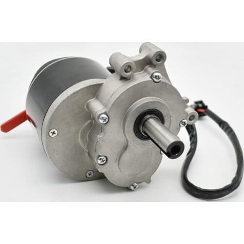 24V 250W Electromagnetic brake motor Robot Electric Wheel Chair Brushed Gear Wheelchair DC Motor 75/120RPM Brake release handle