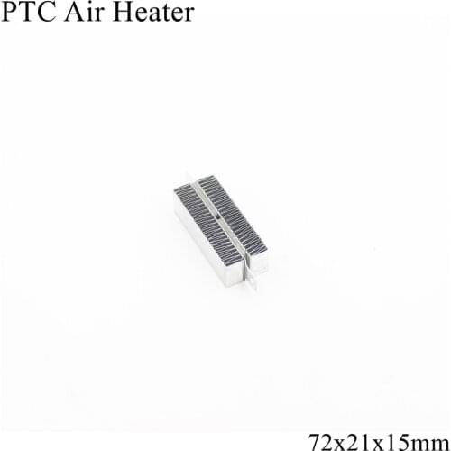 72x21x15mm 12V 50W PTC Heater Ceramic Thermistor Air Heating Mini Outdoor Heaters Induction Aquarium Car Film Plate