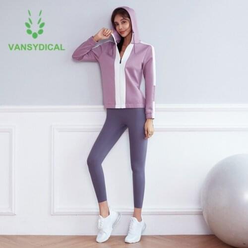 2 Piece Set Women Running Sports Suit Gym Yoga Clothing Set Workout Outfit Autumn Outdoor Fitness Training Jogging Sportswear