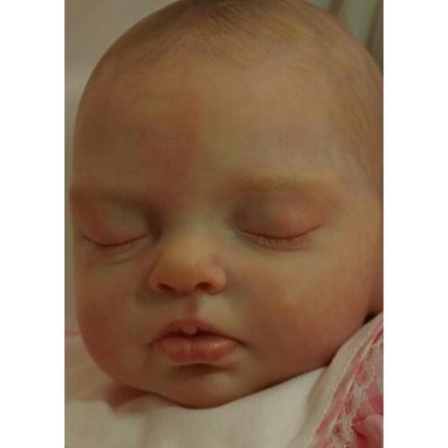 NPK 20inch Reborn Doll Kit Alexa Sleeping Lifesie Newborn Doll Unfinished Doll Parts