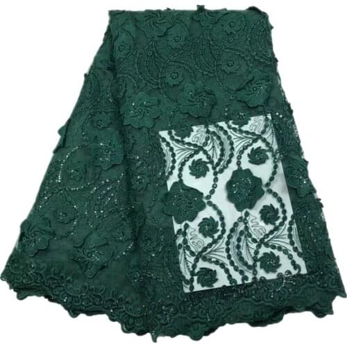 SJ Lace Lace Fabric French Lace Fabric 2021 High Quality Lace Tulle Lace Fabric African Lace Fabric Sequin Nigerian Dress r6-63
