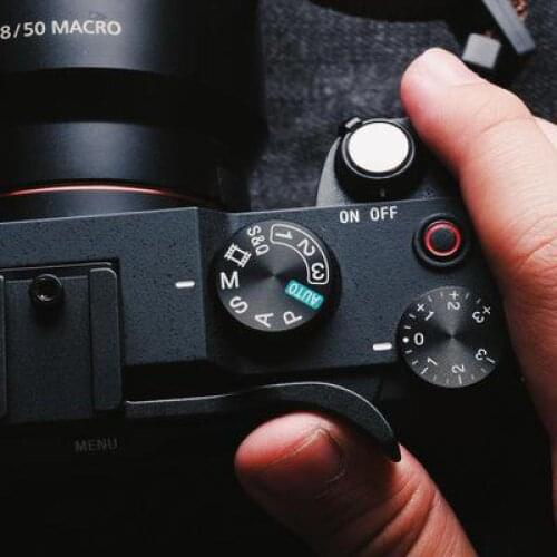 Metal Hot Shoe Thumb-Up Hotshoe Thumb Up Grip For sony A7C A7 C Camera Hand Grip Cold boot support microphone LED lights