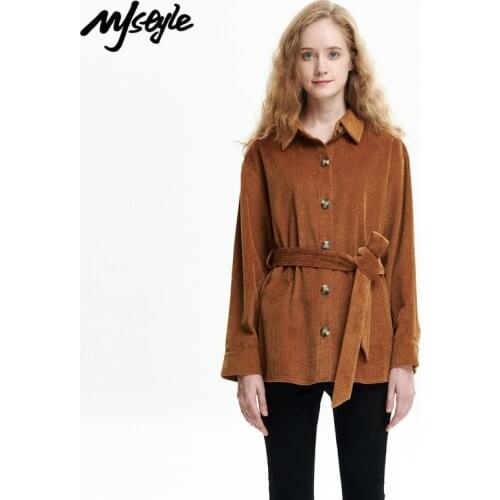 Женские вельветовые рубашки MJ STYLE China At AliExpress