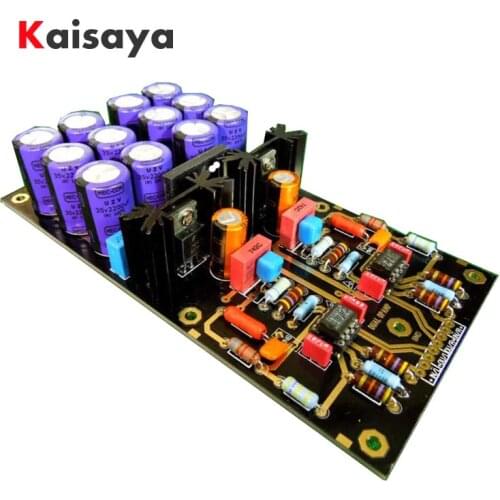 MM Amplifier Board PCBA Turntables Phono Amp OPA2111KP Germany DUAL Circuit Attenuated RIAA purple 35V Version HIFI DIY C2-003