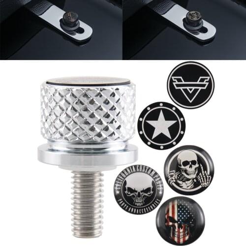 Motorcycle Fender Seat Bolt Screw Nut Kit 1/4"-20 Thread For Indian Scout All Models Universal