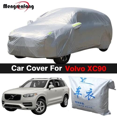 Outdoor Car Cover For Volvo XC90 Sun Shade Anti-UV Snow Rain Dust Resistant SUV Cover
