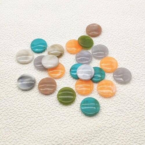 New arrival! 21mm Random mix color 100pcs Acrylic marble effect cion-shape beads for jewelry making(Design as shown)