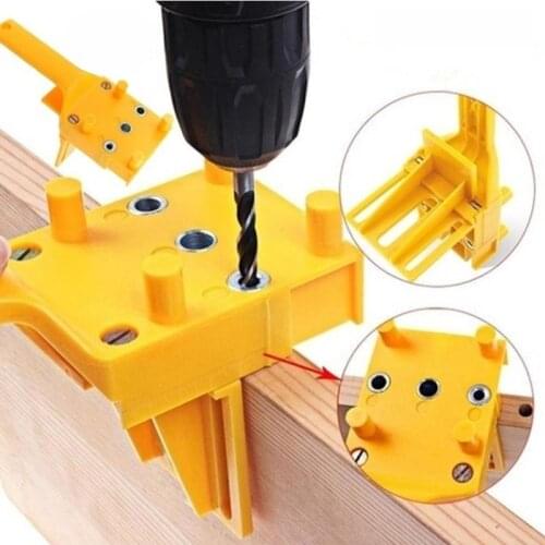 New Woodworking Tool Handheld Drill Guide Hole Saw Tools Woodworking Dowelling Jig Drill Bits