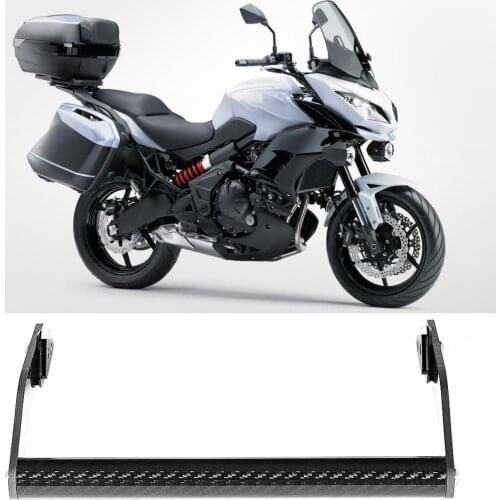 New Motorcycle Navigation Bracket Carbon Fiber Phone Navigator Holder Bracket Fits for Kawasaki KLE 650 VERSYS 2015 2016 2019