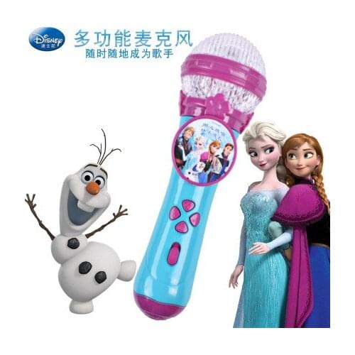 Disney girls princess frozen Singing Microphone toys Music Microphone Pretend Play Song Girl Toy