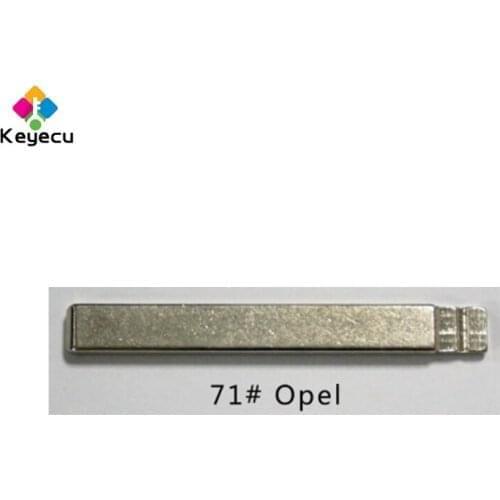 KEYECU 10PCS/Lot KEYDIY Universal Remotes Flip Blade 71# Left , HU100 for Opel, for Buick, for Chevrolet, for GMC