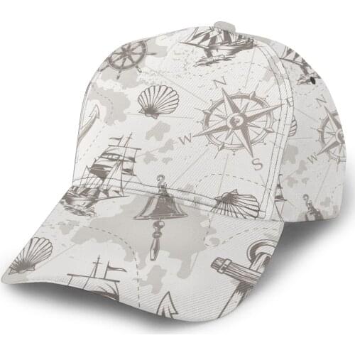 Vintage Sea Marine Baseball Cap Fashion Men Hat Cap Summer Dad Hat Male Sports Hat