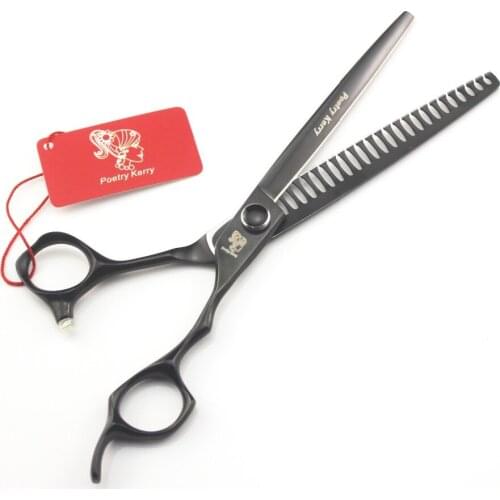 High Quality 45 Teeth Thinning Scissor or Straight Pet Dog Grooming Scissors JP440C with scissor case