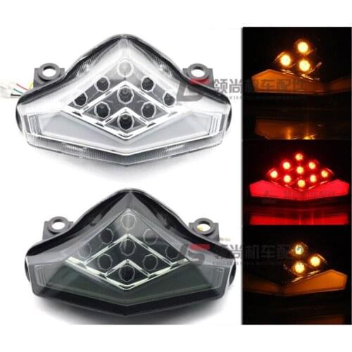 Professional moto part motorbike rear lighting for Kawasaki Ninja tail light LED 650R ER6N 2012 2013 2014 motorcycle brake light