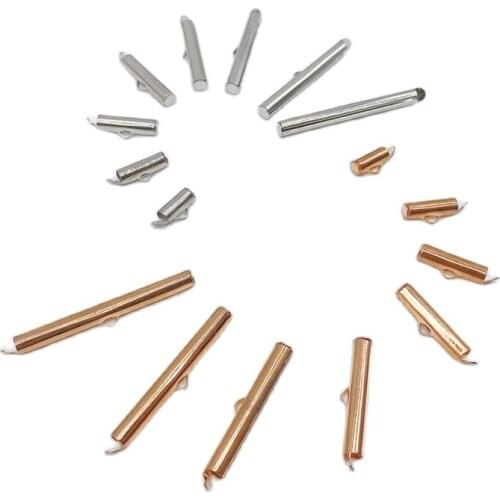 20pcs Beads Chain Tube Buckle DIY Jewelry Making Accessories Clasps Hooks for Women Men Handwork Wholesale