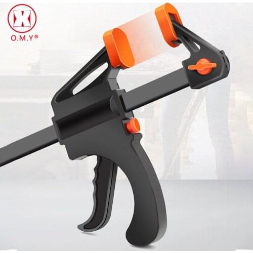 6-24inch Quick Ratchet Release Speed Squeeze Wood Working Work Bar Clamp Clip Kit F Clamp Spreader Gadget Tools DIY Hand Tool