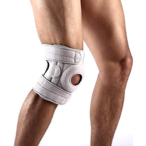 1PCS Ootdoor sport kneepad HONOR Spring Adjustable Sports Leg Knee Support Brace Wrap Pads Sleeve Cap