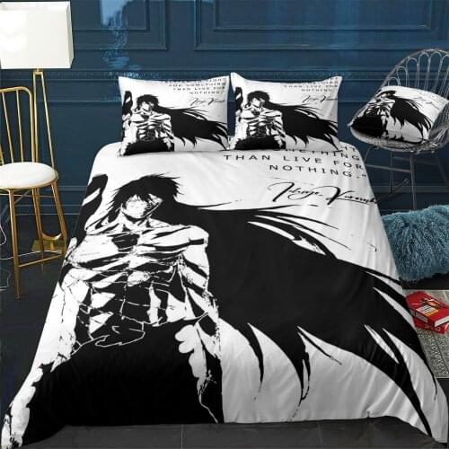 Ichigo Bleach Anime Duvet Cover Comfortable Quilt Home Decora Design Universal Bedding Set Bedclothes+Pillowcase 3pcs