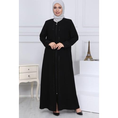 Abaya Women Hijab clothing Plus Size Womens Dress Stone embroidered Abaya Maxi Kaftan Islamic clothing dress Dubai Marocain