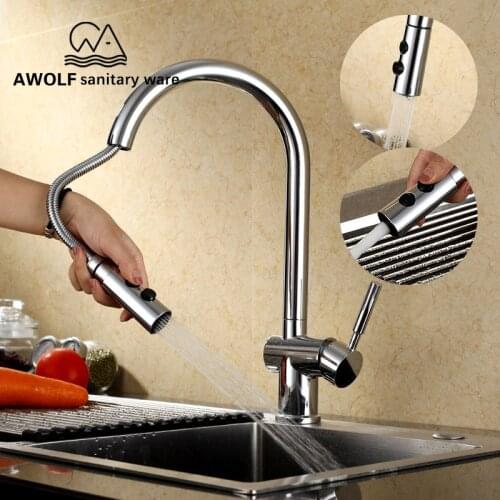 AWOLF Pull-out Kitchen Faucets