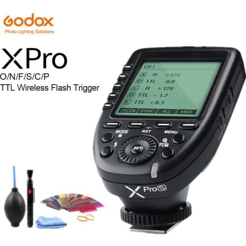 Godox Xpro-S TTL 2.4G Wireless X system Transmitter Trigger For Sony A77 II A99 A9 A7R III A350 Godox TT685S V860II-S