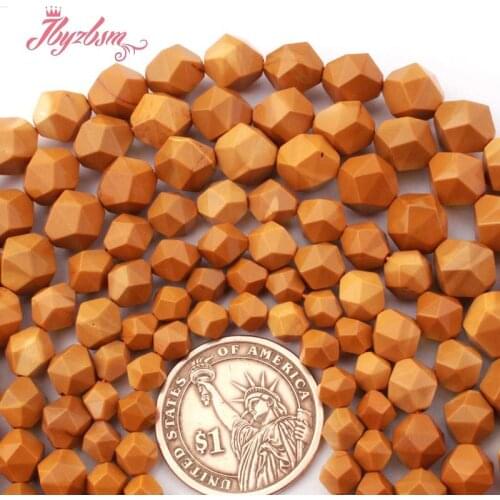 Yellow Mookaite Jaspers Stone Faceted Jasper Natural Stone Beads 6mm 8mm 10mm for DIY Women Men Necklace Jewelry Making 15"