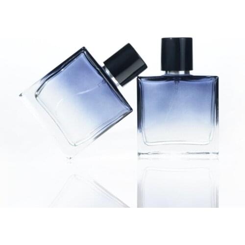 Bottle spray 50 ml portable crystal glass perfume bottle spray empty and nebulizer can fill bottle