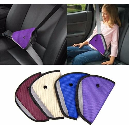 Child Seat Belt Adjustment Holder Car Triangle Anti-Neck Neck Baby Shoulder Cover Seat Belt Clips Protection for Baby Child Belt