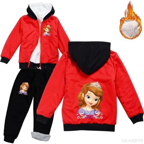 Disney Fashion Girls Dress Kids Baby Clothes Sofia Pattern Princess Cotton Kids Clothes