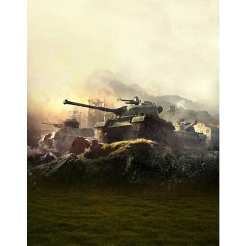 LIFE MAGIC BOX Studio Backdrop Tank Ruins Sfondo Fotografico Backgrounds For Photo Studio S-2488