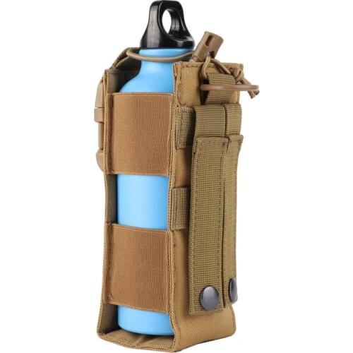 Molle 600D Nylon Water Bottle Pouch Military Canteen Cover Holster Outdoor Travel Kettle Bag Tactical Molle Water Flask