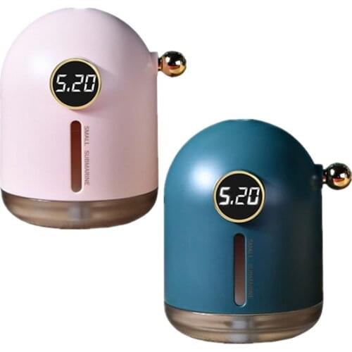 Portable Air Humidifiers,300ml Cool Mist Aroma Essential Oil Diffuser with 6 Mist Level Adjustable, Timer,7LED Light for Bedroom
